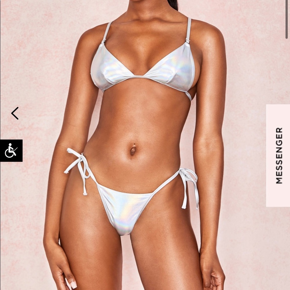 House of CB iridescent swimsuit